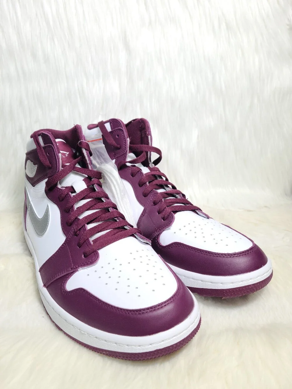 Nike Air Jordan 1 Retro High Golf Bordeaux Purple White Men 13 NEW